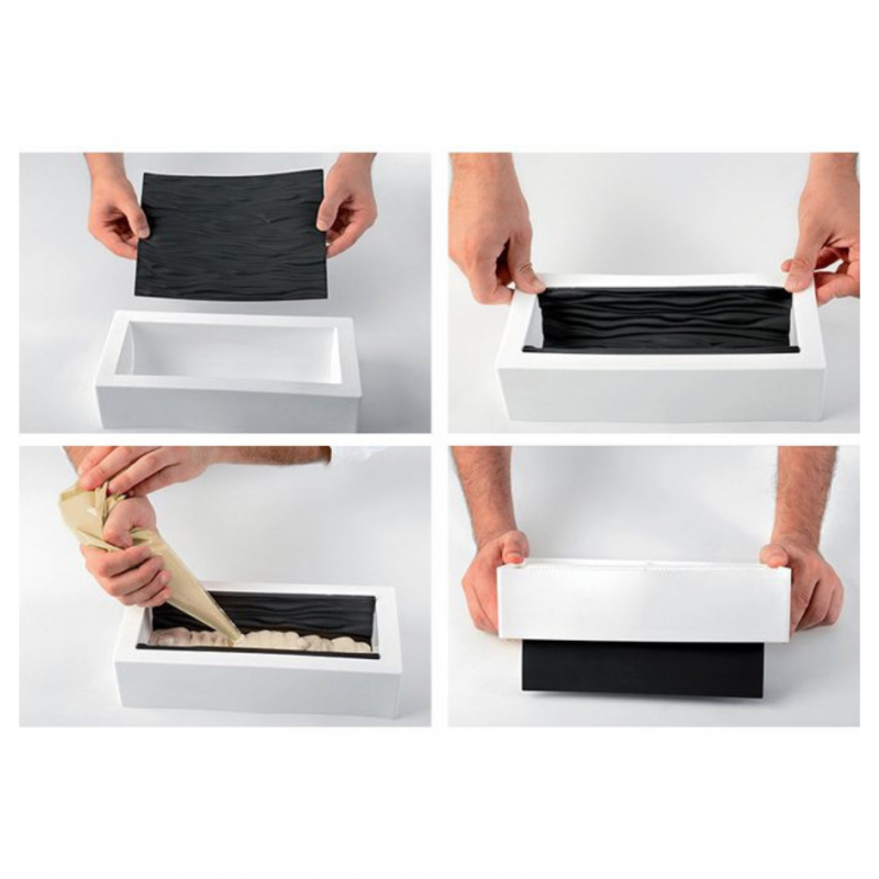 Moule silicone Bûche Magic Wood - SilikoMart - Moule à bûche - - La Guilde Culinaire