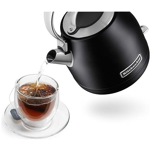 Bouilloire électrique en acier noir mat 1,25L-1.75qt - Kitchenaid - Bouilloire - - La Guilde Culinaire