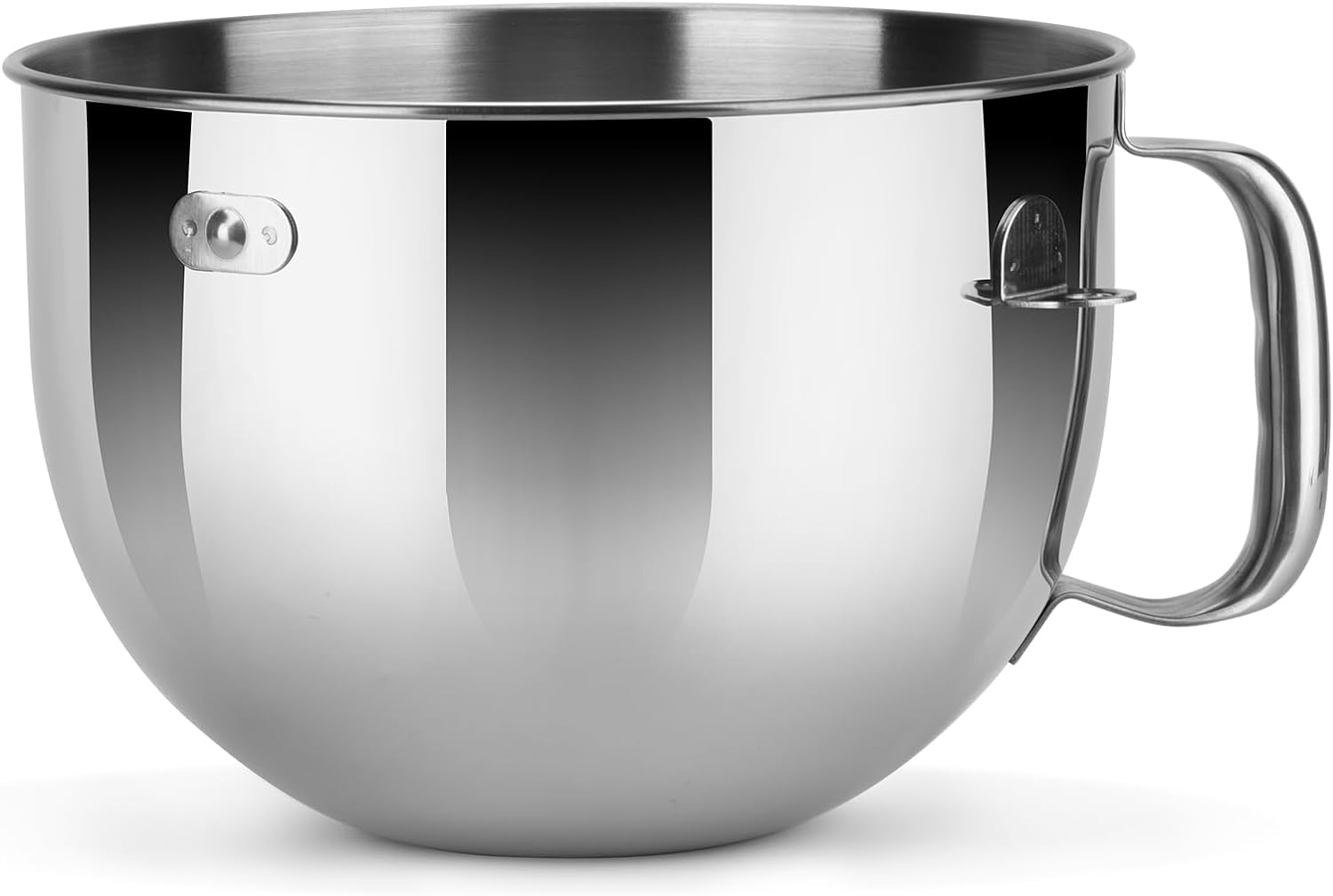 Bowl-Lift Polished Stainless Steel Bowl With Handel 6L-6Qt