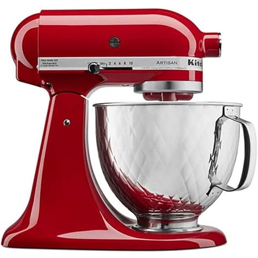 Bol en Acier Inoxydable aspect matelassé 4.7L-5qt pour KitchenAid ! - Kitchenaid - Bol batteur sur socle - - La Guilde Culinaire