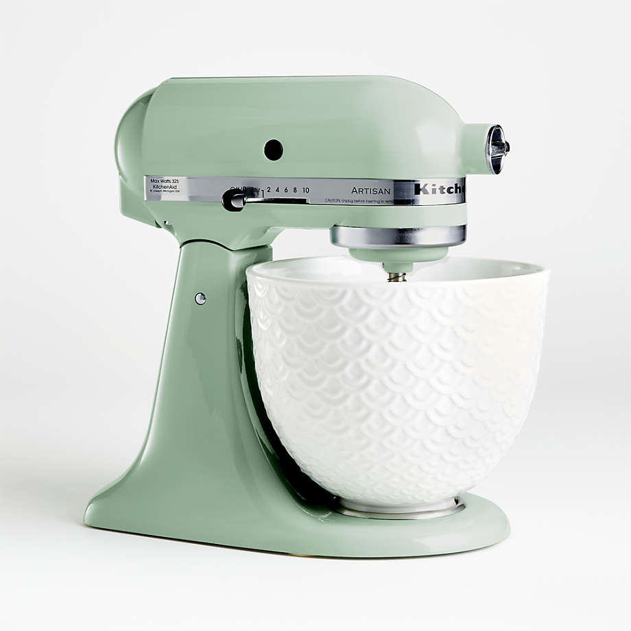Bol en céramique à motif gaufré 3L-5qt pour KitchenAid - Kitchenaid - Bol batteur sur socle - - La Guilde Culinaire
