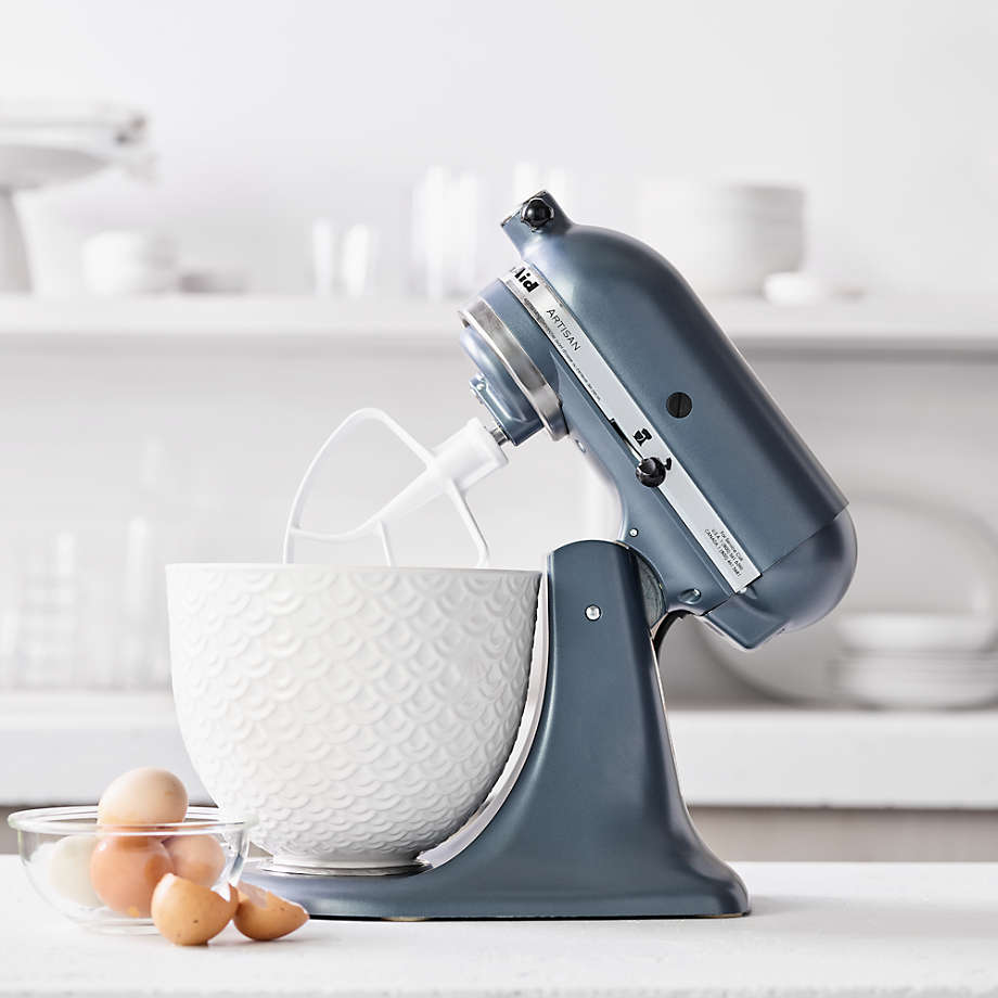 Bol en céramique à motif gaufré 3L-5qt pour KitchenAid - Kitchenaid - Bol batteur sur socle - - La Guilde Culinaire