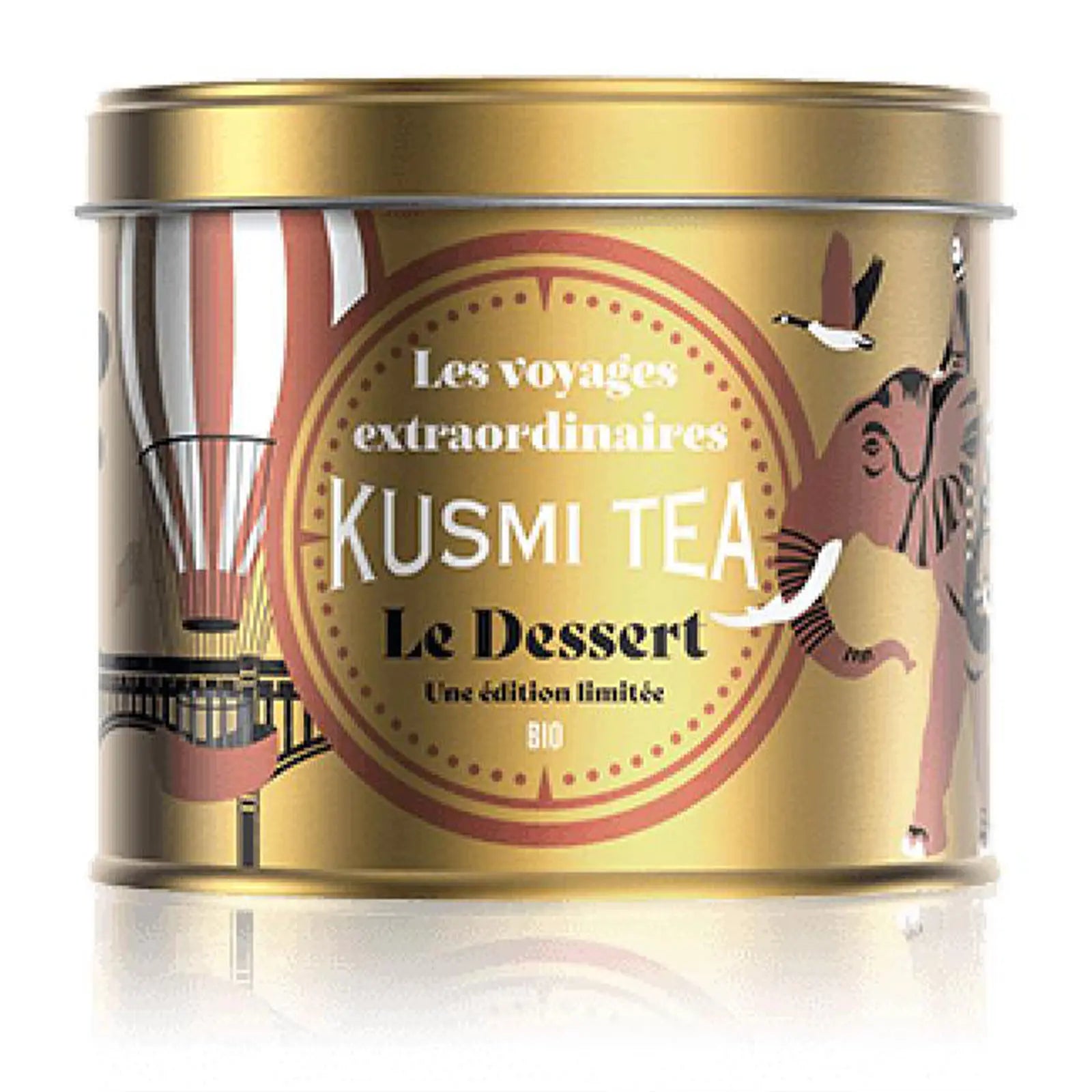 Thé "Le Dessert" - Boîte métal 90g - Kusmi Tea - Thé et infusion - - La Guilde Culinaire