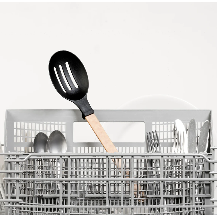 Cuillière Trouée/Natural+Noir 14"(35cm) - Epicurean - Epicurean - Cuillère de service - - La Guilde Culinaire