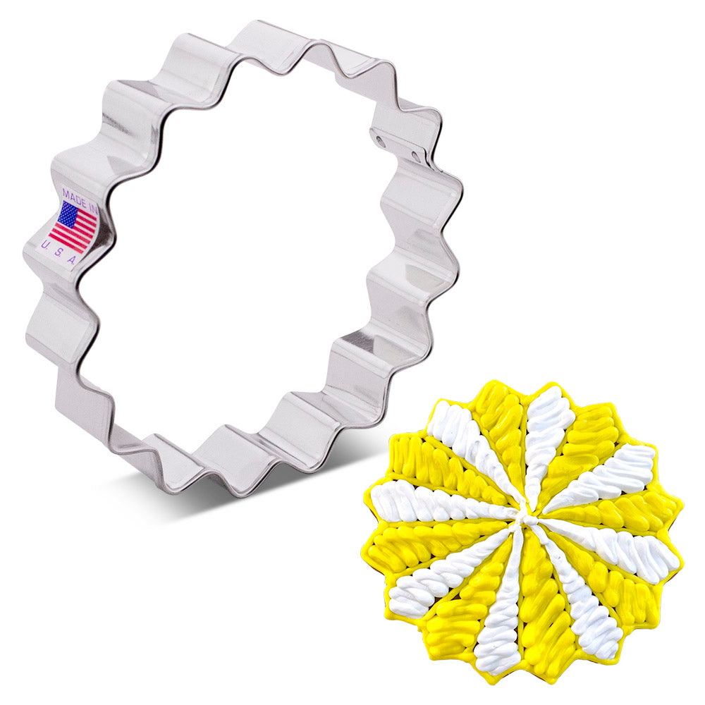 Emporte-pièce cercle cannelé, 4" x 4" - Ann Clark Cookie Cutters - Emporte-pièce - - La Guilde Culinaire