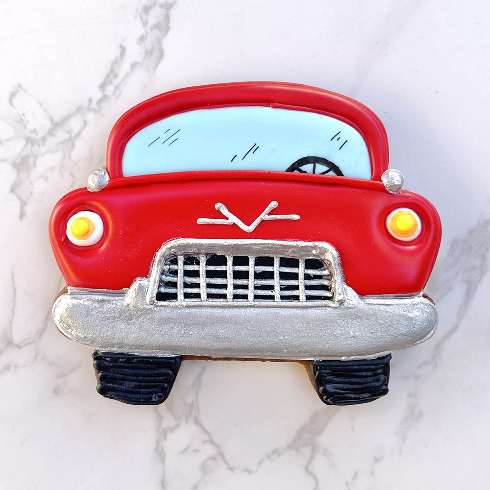 Emporte-pièce voiture de face, 2.8" x 3.75" - Ann Clark Cookie Cutters - Emporte-pièce - - La Guilde Culinaire