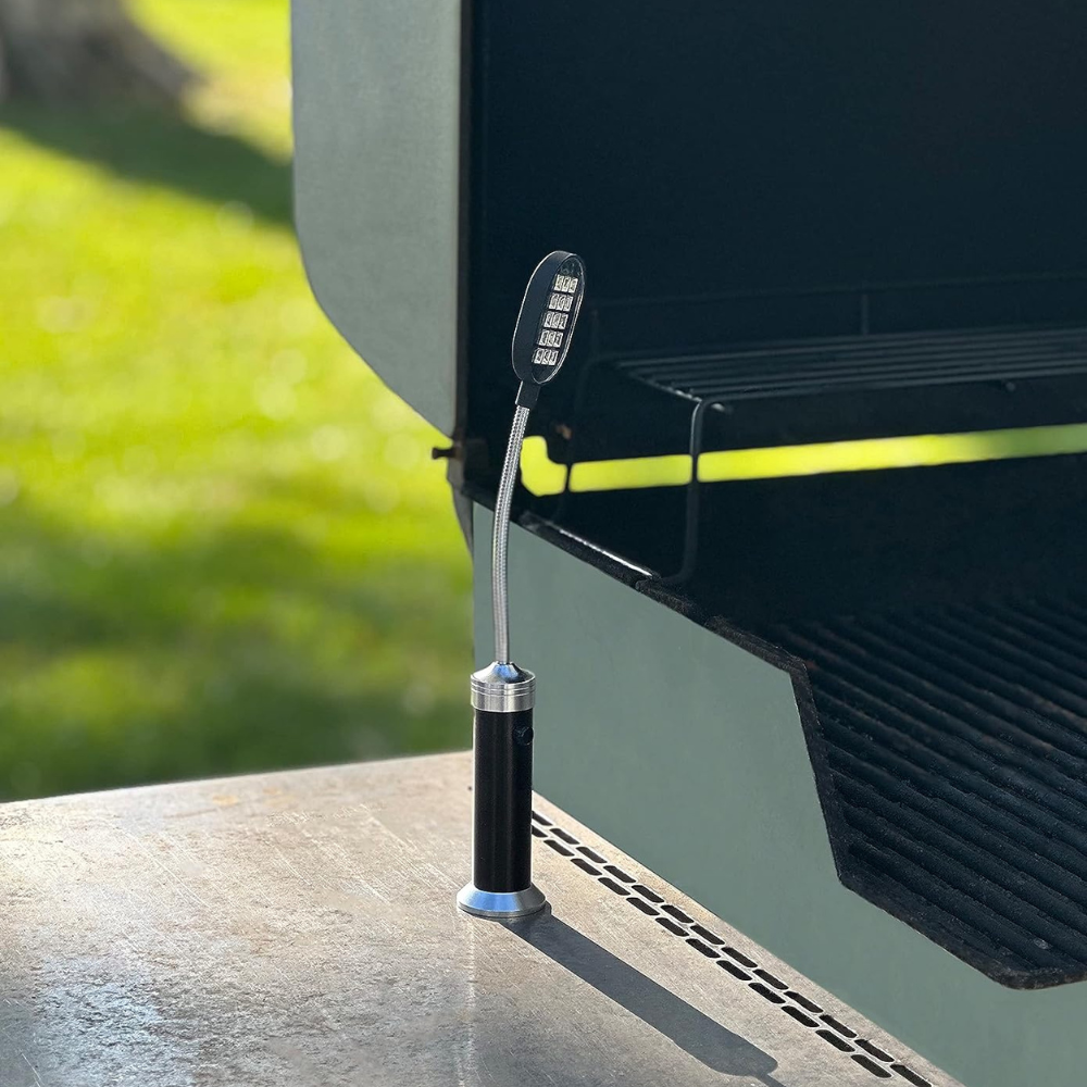 Lampe de gril rotative, argent - Outset - Lampe gril - - La Guilde Culinaire