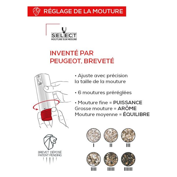 Coffret de 2 moulins à sel et poivre électriques Night Electric noir mat 15 cm - Peugeot - Peugeot - Moulin à poivre, sel, et épices - - La Guilde Culinaire