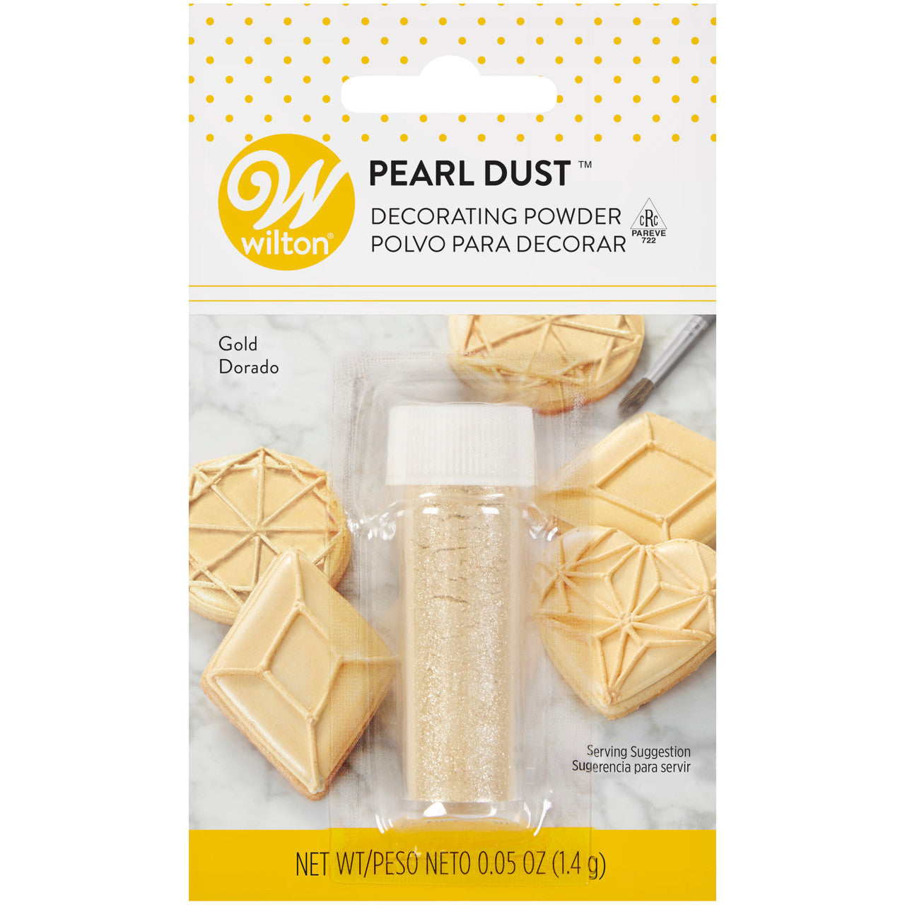 Colorant alimentaire en poudre Pearl Dust, Or