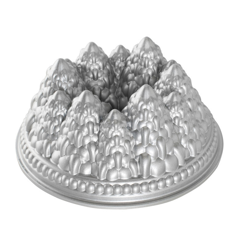 Moule à gâteau Bundt Forêt de sapins Silver - Nordic Ware - Moule à gâteaux - - La Guilde Culinaire