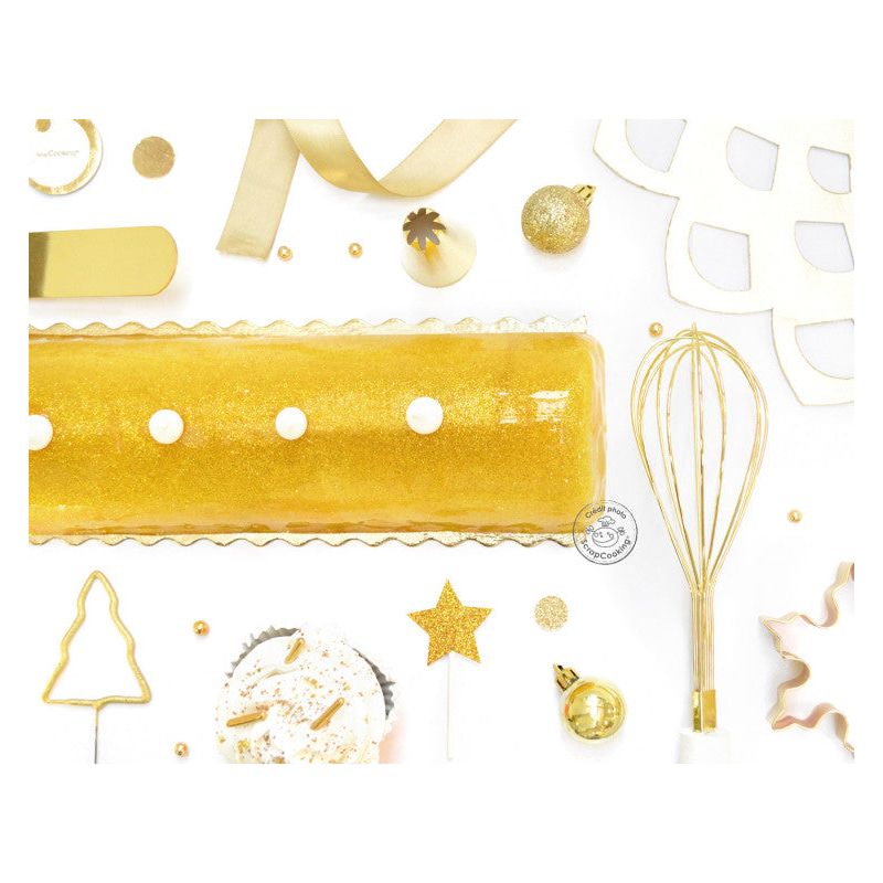 Glaçage miroir prêt à l'emploi doré 300g - Scrapcooking - Glaçage - - La Guilde Culinaire