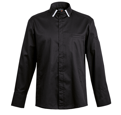 Veste de cuisine Imperia Noir * - Clement Design - Veste cuisine homme - - La Guilde Culinaire