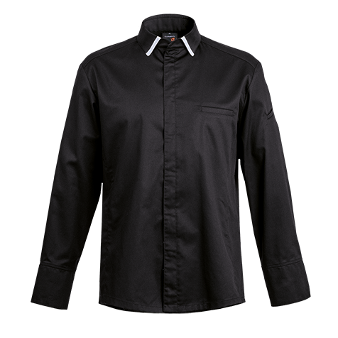 Veste de cuisine Imperia Noir * - Clement Design - Veste cuisine homme - - La Guilde Culinaire