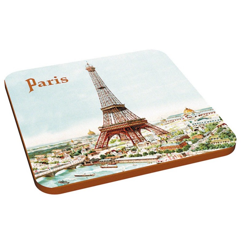 6 dessous de verres Thème Paris - Editions Clouet - Dessous de verre - - La Guilde Culinaire
