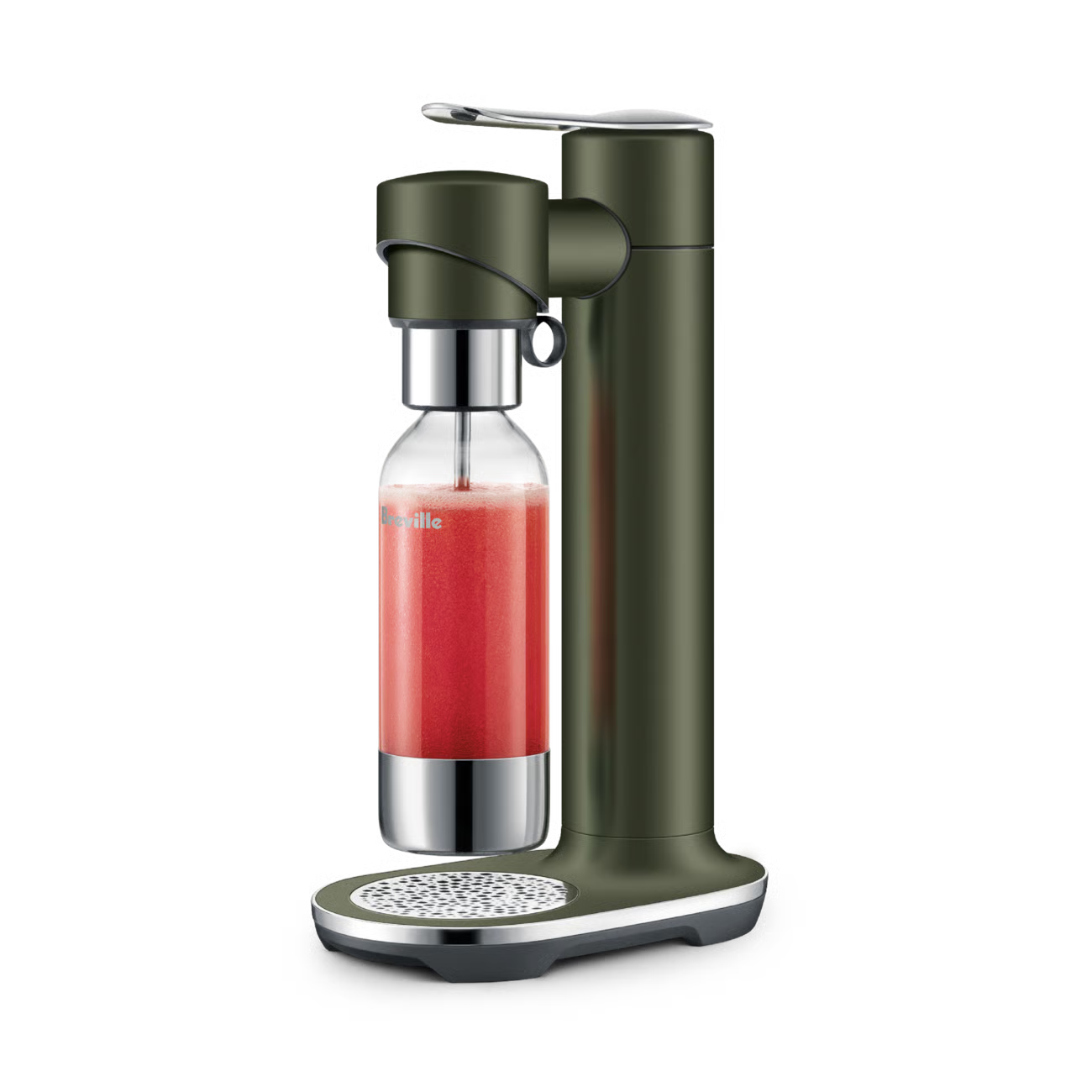 Machine à breuvages pétillants InFizz Fusion Bleu Damas - Breville - Machine à eau gazeuse - BCA800DBL0ZNA1 - La Guilde Culinaire