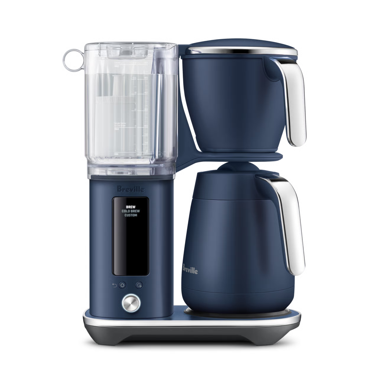 Machine à Café filtre The Luxe Brewer Thermal Bleu Damas - Breville - Cafetière à filtre - BDC465DBL1BNA1 - La Guilde Culinaire