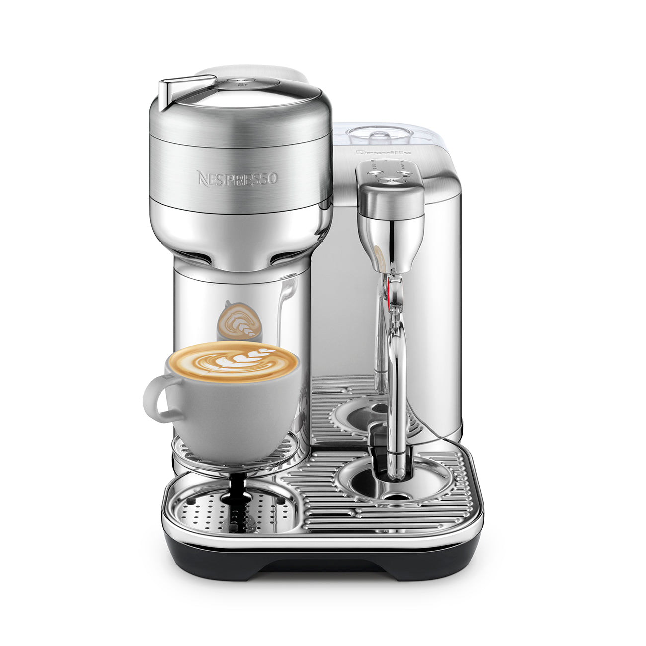 The Vertuo Creatista Acier inoxydable brossé - Nespresso - Machine à espresso - BVE850BSS1BNA1 - La Guilde Culinaire