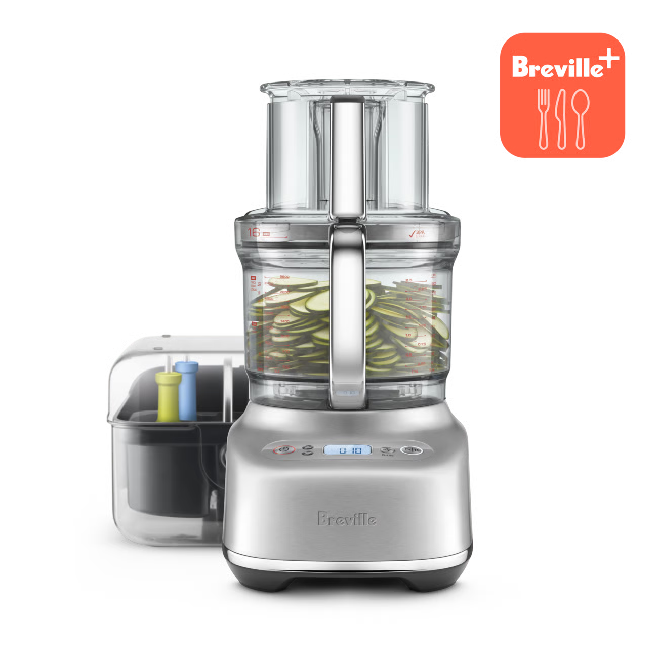 Robot Culinaire The Breville Sous Chef 16 Acier inoxydable brossé - Breville - Robot cuiseur - BFP810BSS1BNA1 - La Guilde Culinaire