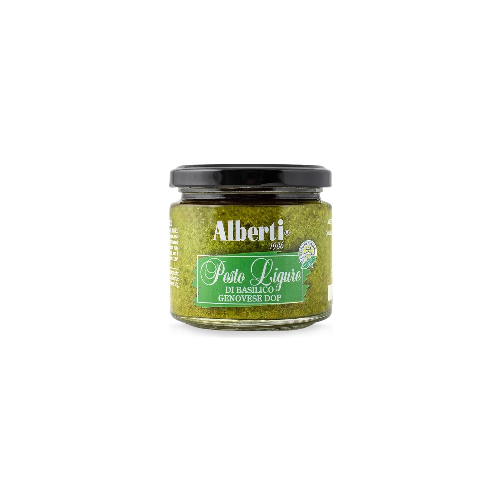 Ligurian Pesto of Genoese Basil DOP – 1986 Line – 170gr - Alberti - Sauce - - La Guilde Culinaire