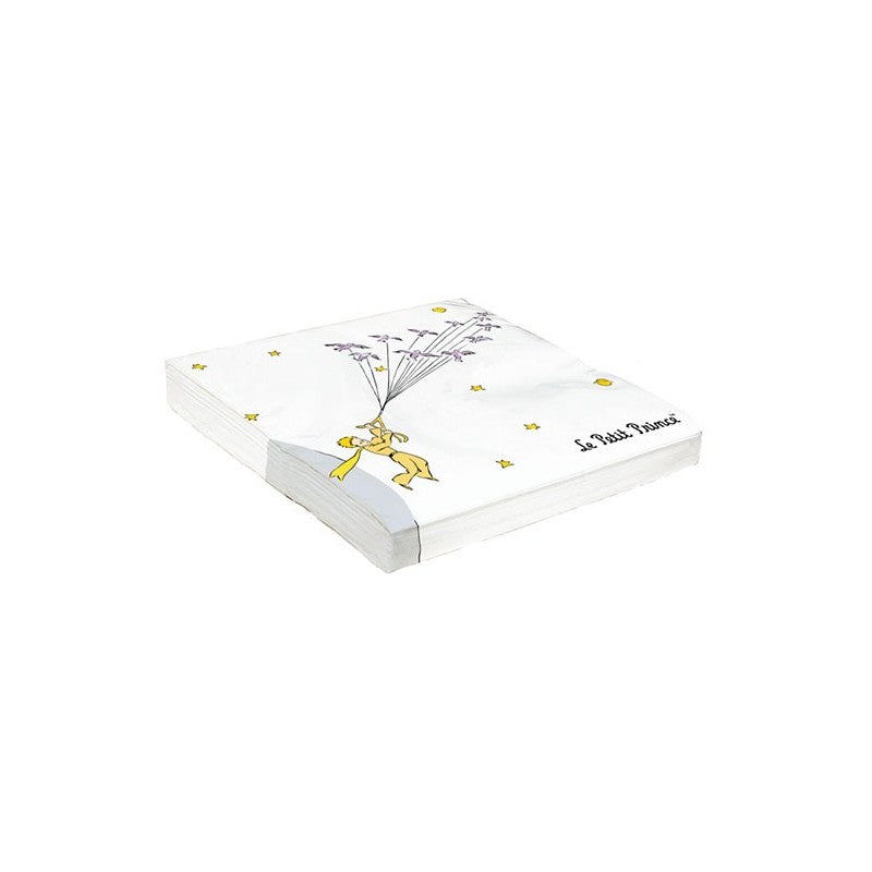 Serviettes Planète (recto verso) - Le Petit Prince - Editions Clouet - Serviette - - La Guilde Culinaire