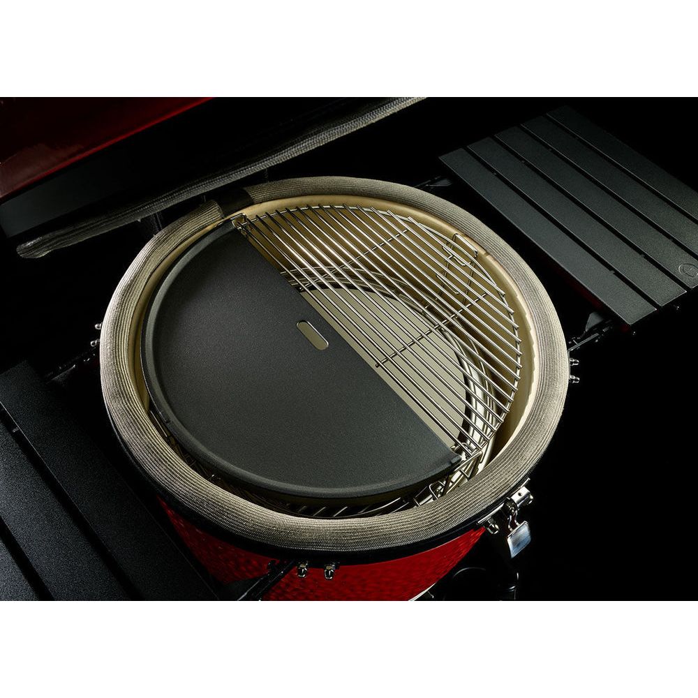 Plaque de cuisson réversible en fonte en demi-lune - KamadoJoe - Kamado Joe - Plaque de cuisson - - La Guilde Culinaire