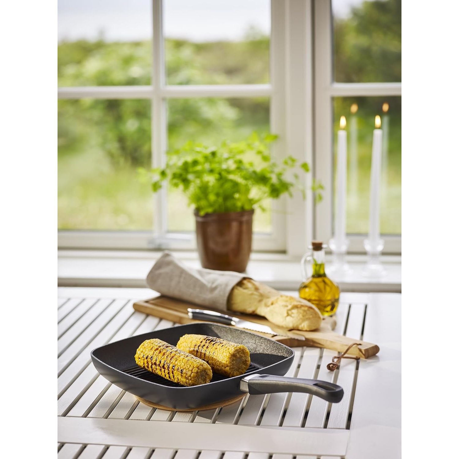 Poêle à griller carrée CLASSIC 10,5"-27cm - Scanpan - Poêle - - La Guilde Culinaire