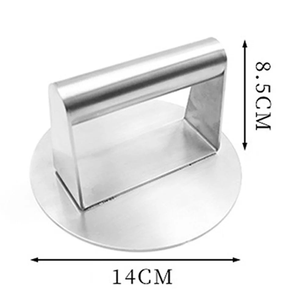 Presse burger en acier inoxydable - Outset - Presse à griller - - La Guilde Culinaire