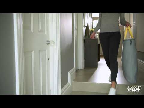 Panier à linge facile à vider Tota 60L Gris - Joseph Joseph - Panier à linge - - La Guilde Culinaire