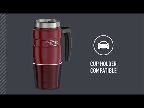 Tasse de voyage en acier inoxydable King - 475 ml - Thermos - Tasse - - La Guilde Culinaire