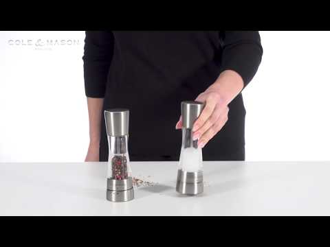 Moulin à poivre en acrylique et bois de forêt Derwent 19 cm - Cole & Mason - Cole & Mason - Moulin à poivre - - La Guilde Culinaire