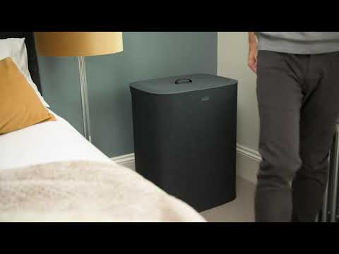 Panier à linge facile à vider Tota 90L Noir - Joseph Joseph - Panier à linge - - La Guilde Culinaire