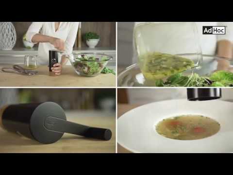 Moulin à sel ou à poivre à engrenages - AdHoc - Moulin à grains - - La Guilde Culinaire