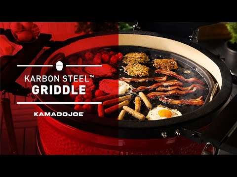 Plancha de cuisson en acier carbone Karbon Steel - KamadoJoe - Kamado Joe - Poêle - - La Guilde Culinaire