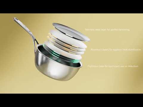 Casserole 18cm - Atlantis 7 (Imperfection Visuel) - Demeyere * - Demeyere - Casserole - - La Guilde Culinaire