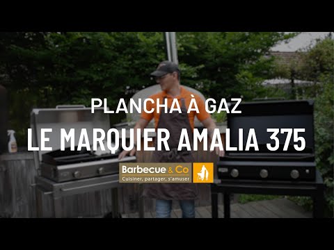 Plancha Amalia Gaz 375 Noir - Le Marquier - Le Marquier - Plancha - - La Guilde Culinaire