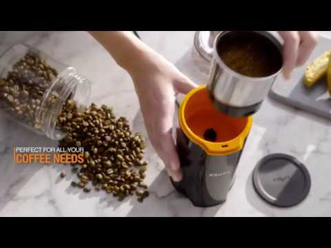 Moulin à café, épices et herbes sèches Silent Vortex 3-en-1 - Krups - Moulin à épices - - La Guilde Culinaire