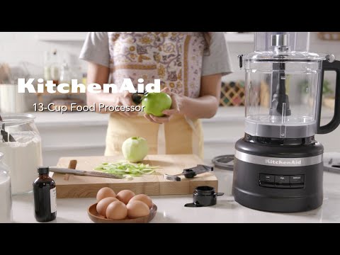 Robot culinaire de 13 tasses avec kit de découpe en dés - KitchenAid - Kitchenaid - Robot mélangeur - - La Guilde Culinaire