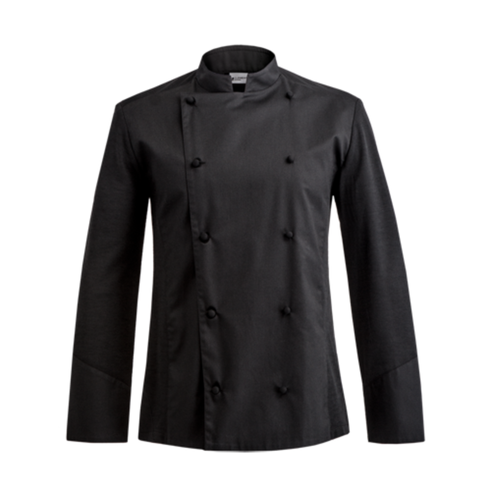 Veste de cuisine Dream Noir Longues 62 - Clement Design - Veste cuisine homme - DREAM NOIR ML T62 - La Guilde Culinaire
