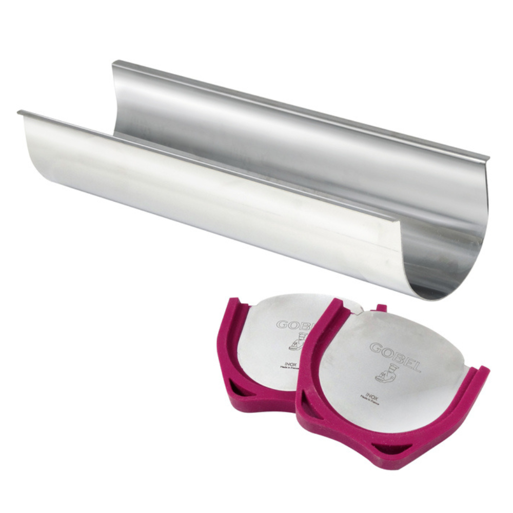 Gouttière à bûche inox démontable 30cm - Gobel - Gouttière à bûche - - La Guilde Culinaire