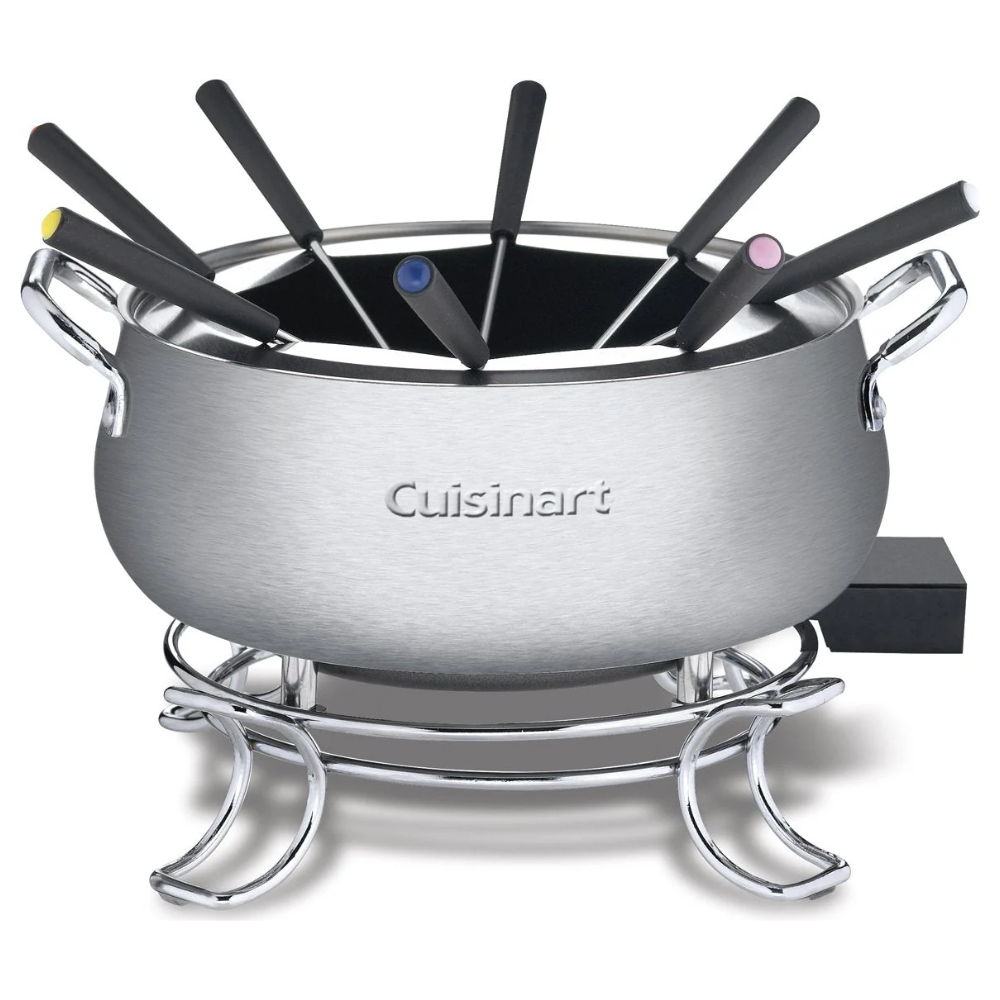 Ensemble de caquelon à fondue électrique - ZJCHAO - 25W - Température variable - 10 fourchettes Ensemble de caquelon à fondue électrique - ZJCHAO - 25W - Température variable - 10 fourchettes