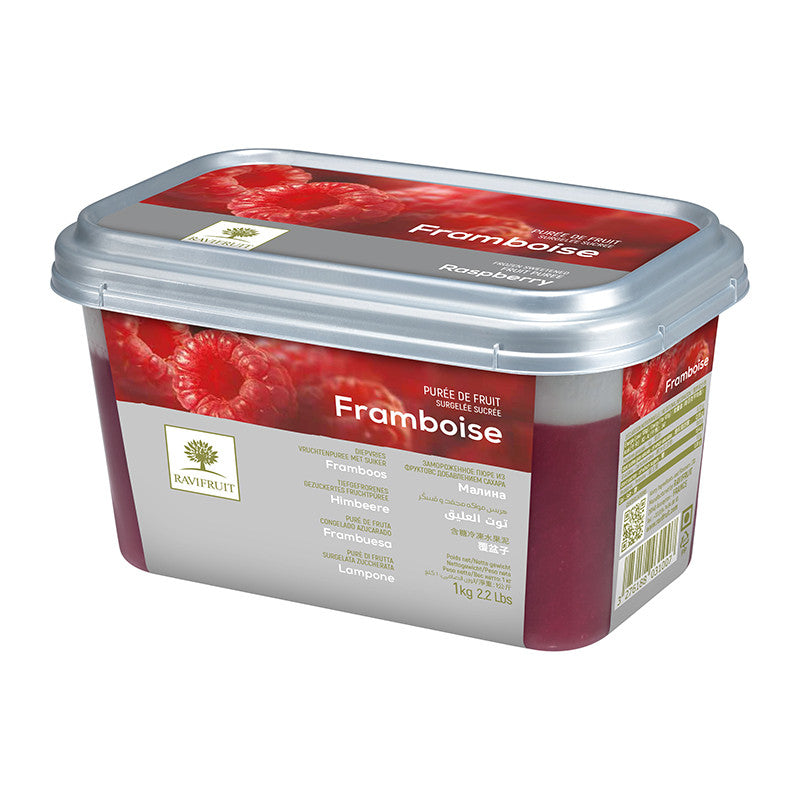 Purée de Framboise Surgelé 1kg - Ravifruit - Purée de fruit - - La Guilde Culinaire