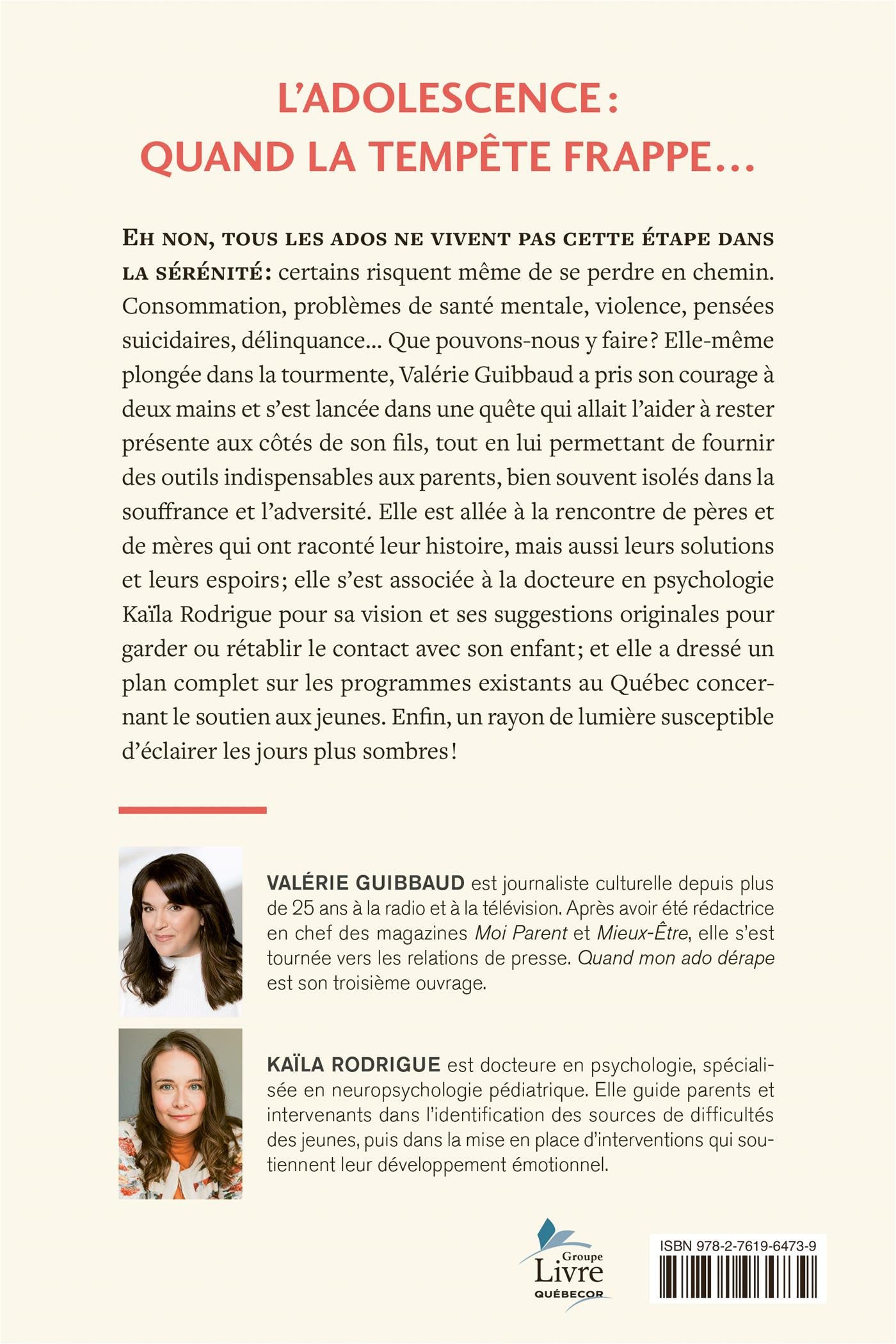 Quand mon ado dérape : Guide de survie pour parents démunis - De L'Homme Ed. - Livre - - La Guilde Culinaire