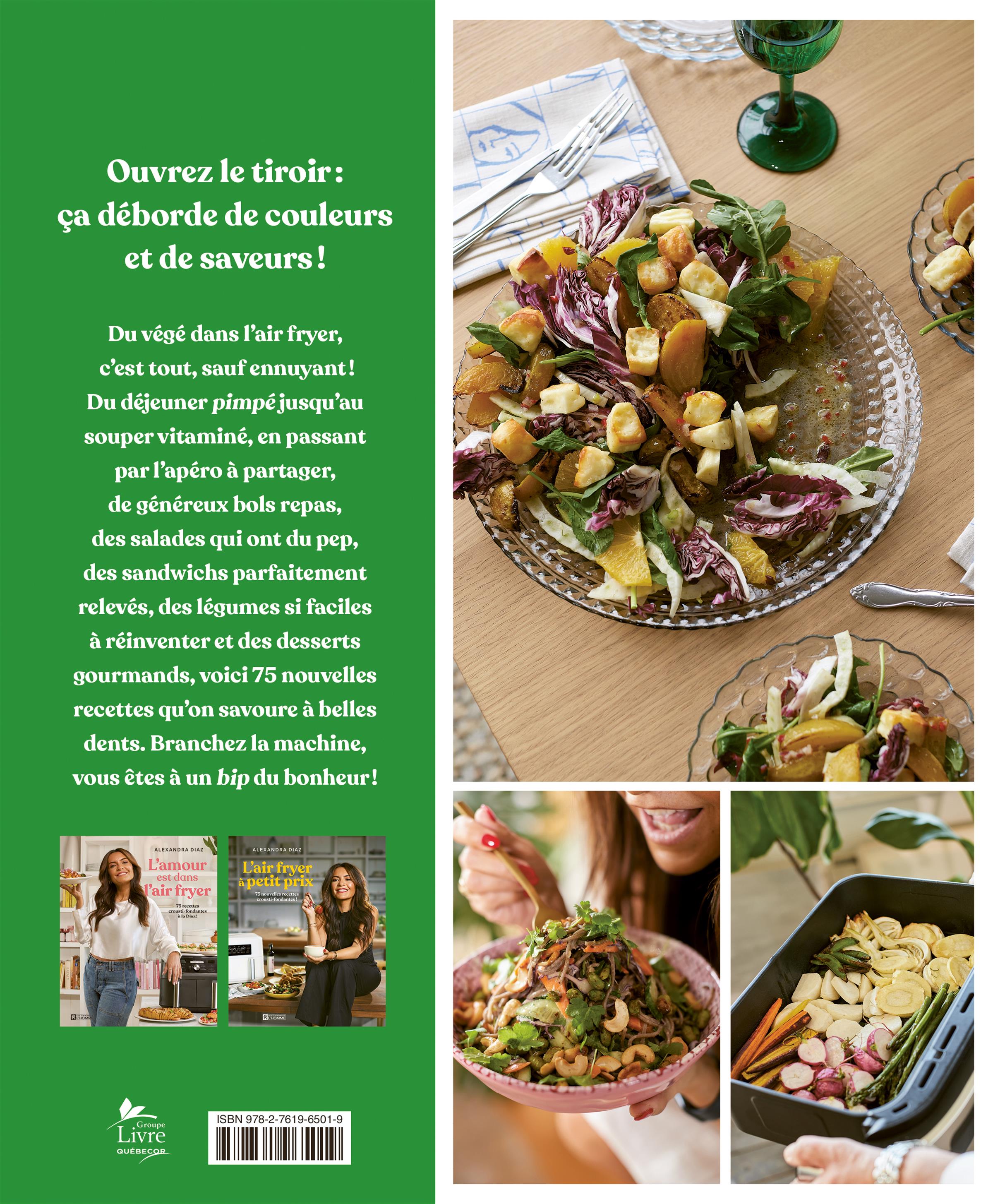 L'Air fryer tout végé - De L'Homme Ed. - Livre de cuisine - - La Guilde Culinaire