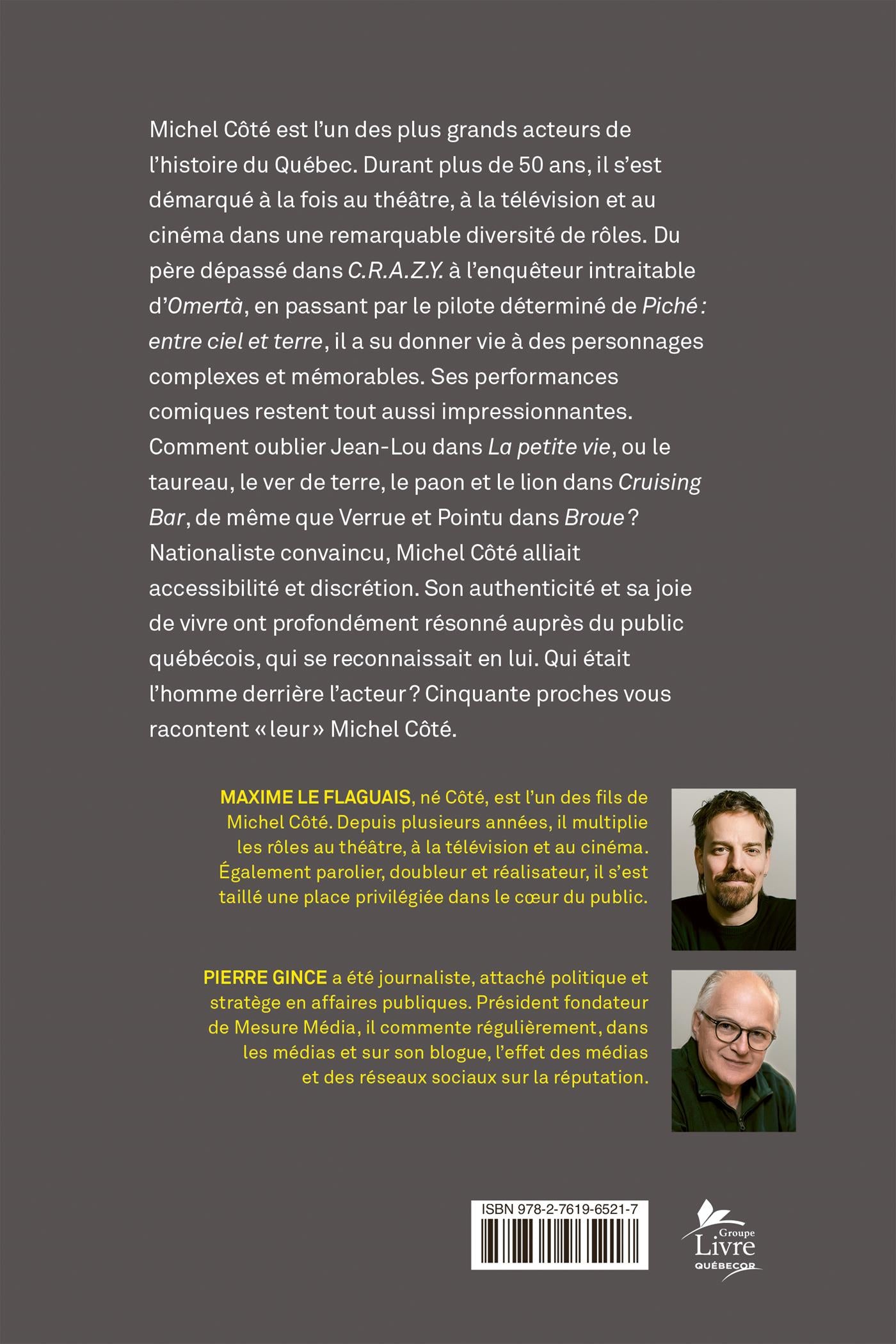 Michel Côté et nous : 50 regards sur l'homme et son œuvre - De L'Homme Ed. - Livre de cuisine - - La Guilde Culinaire