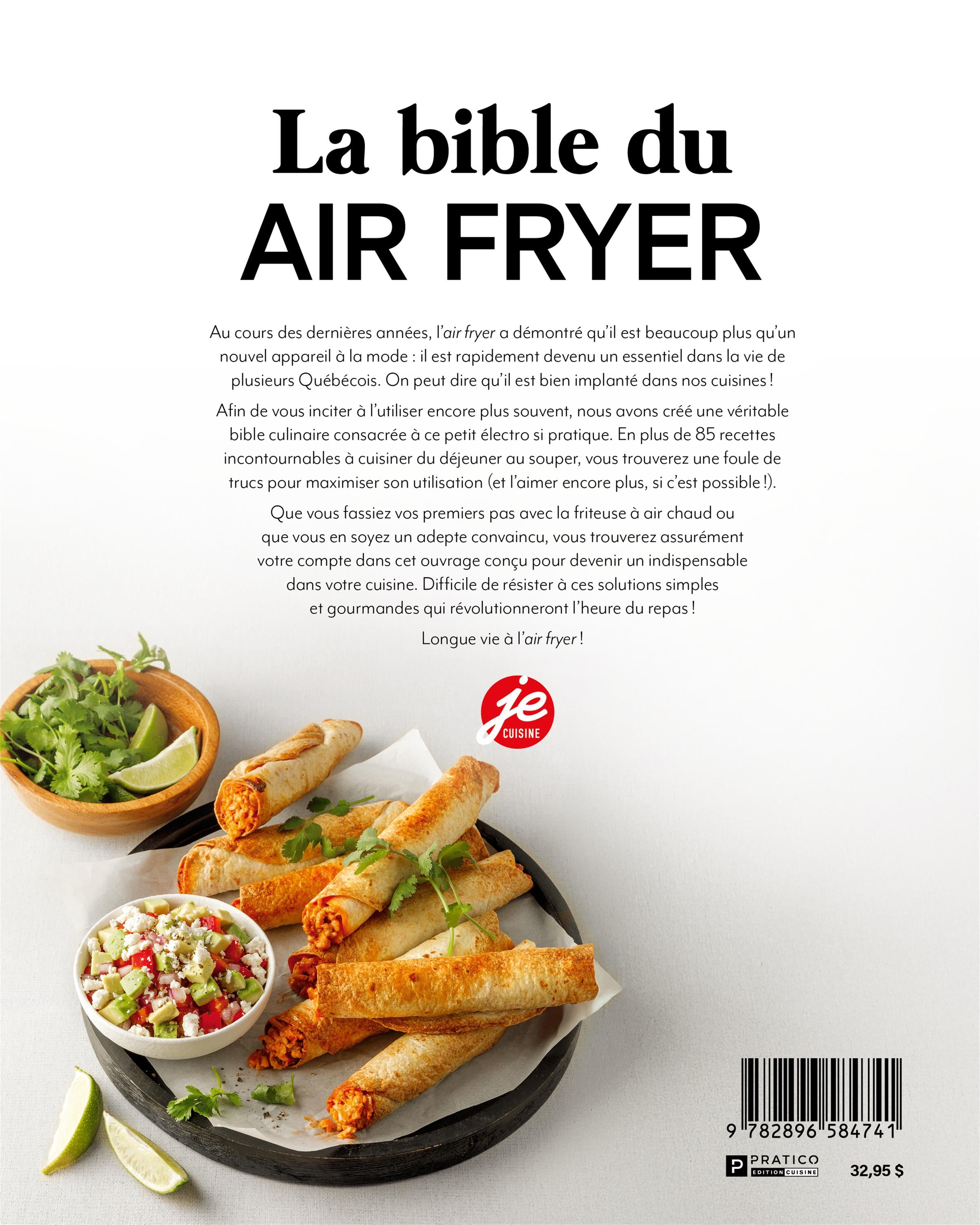 La bible du air fryer - Pratico Ed. - Livre de cuisine - - La Guilde Culinaire