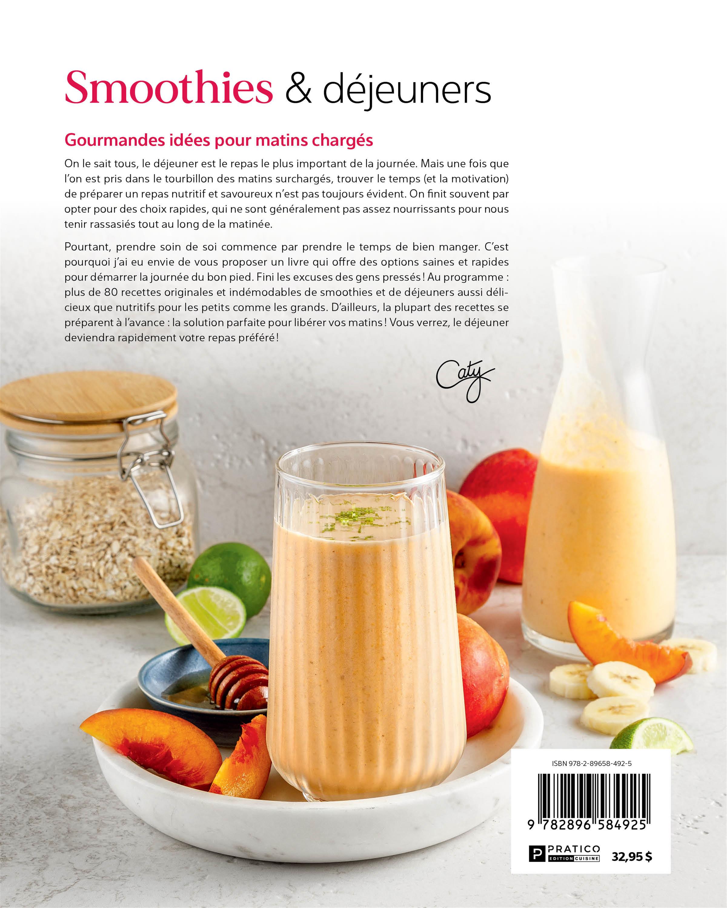 Smoothies & déjeuners - Pratico Ed. - Livre de cuisine - - La Guilde Culinaire