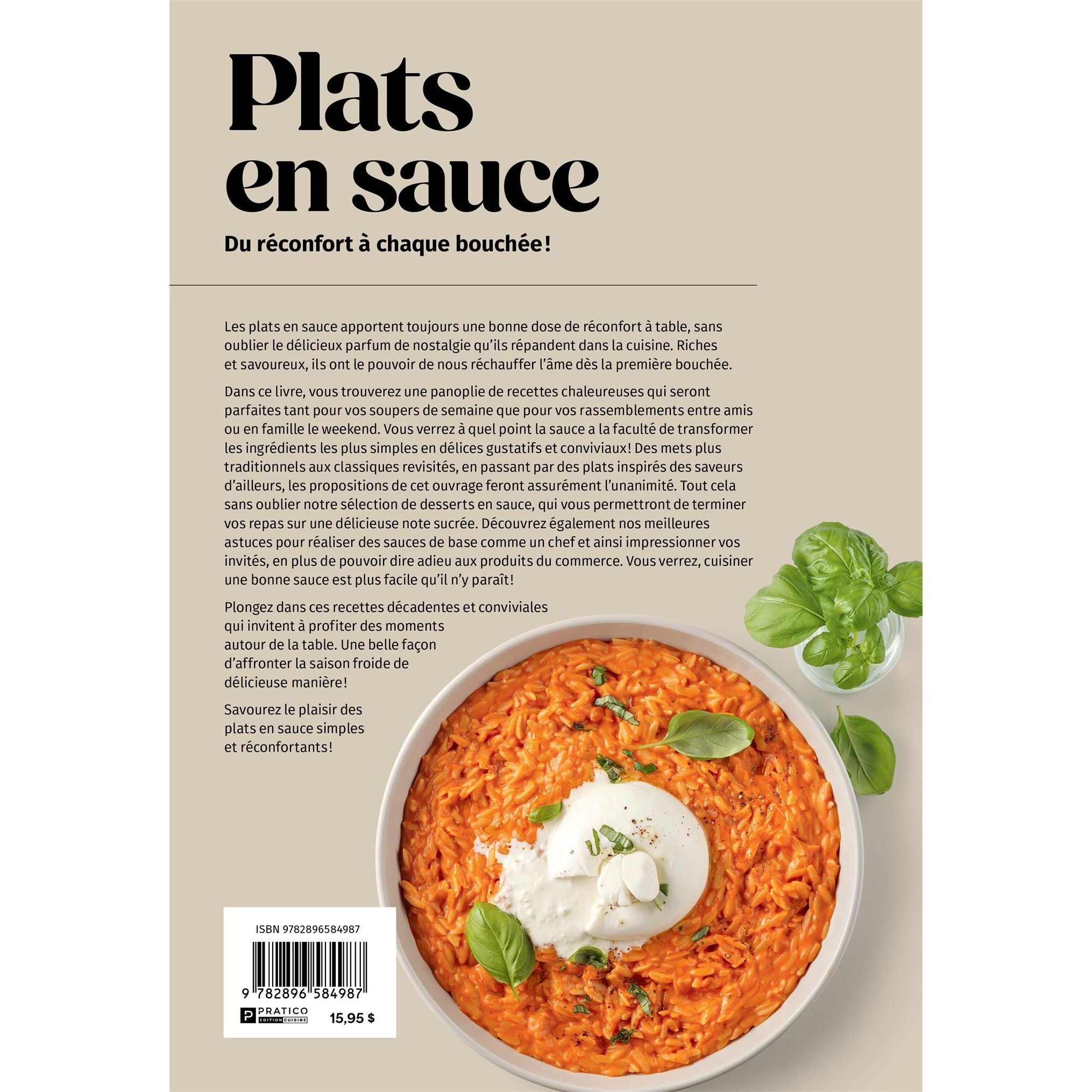 Plats en sauce - Pratico Ed. - Livre de cuisine - - La Guilde Culinaire
