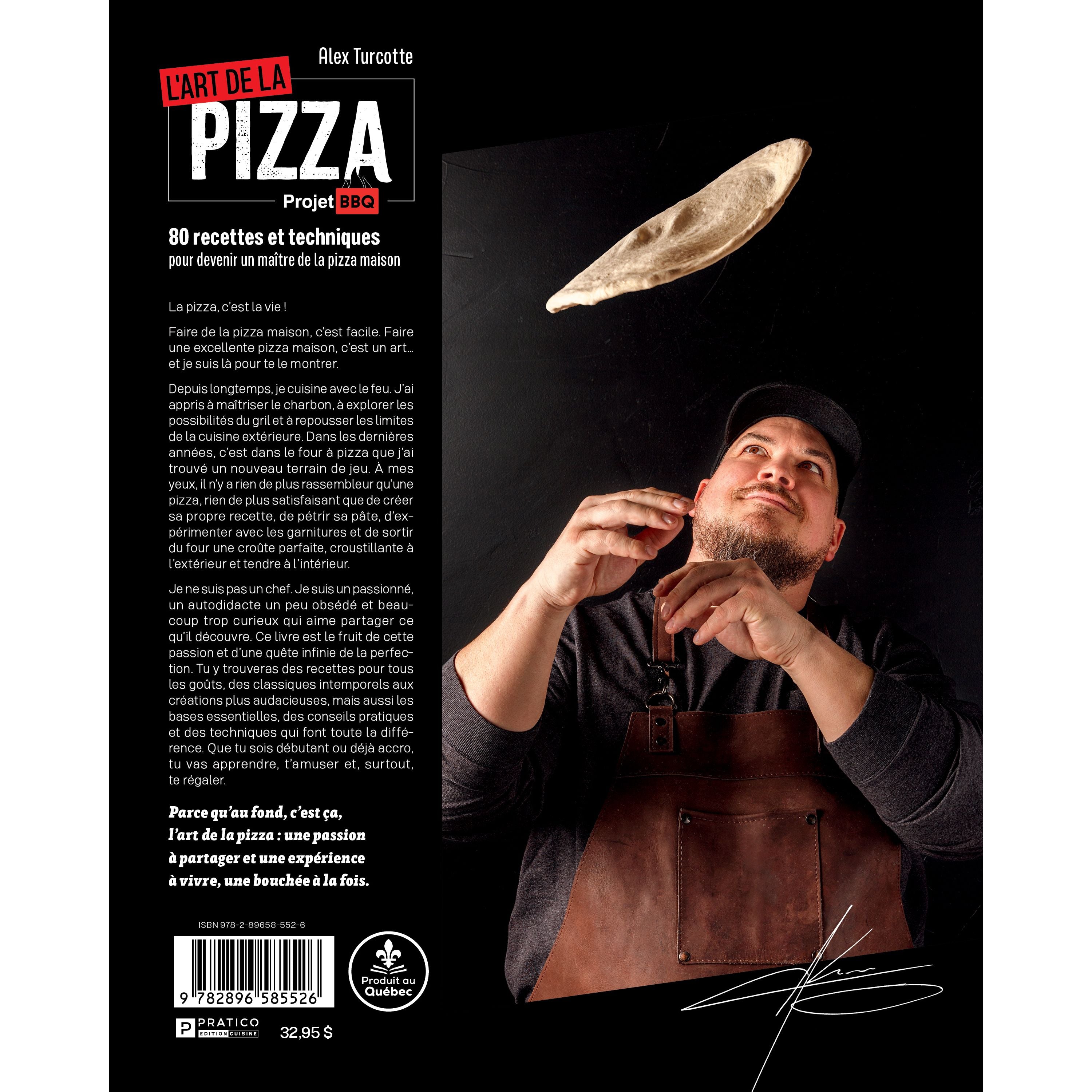 L'art de la pizza : 80 recettes et techniques pour devenir un maître de la pizza maison - Pratico Ed. - Livre de cuisine - - La Guilde Culinaire