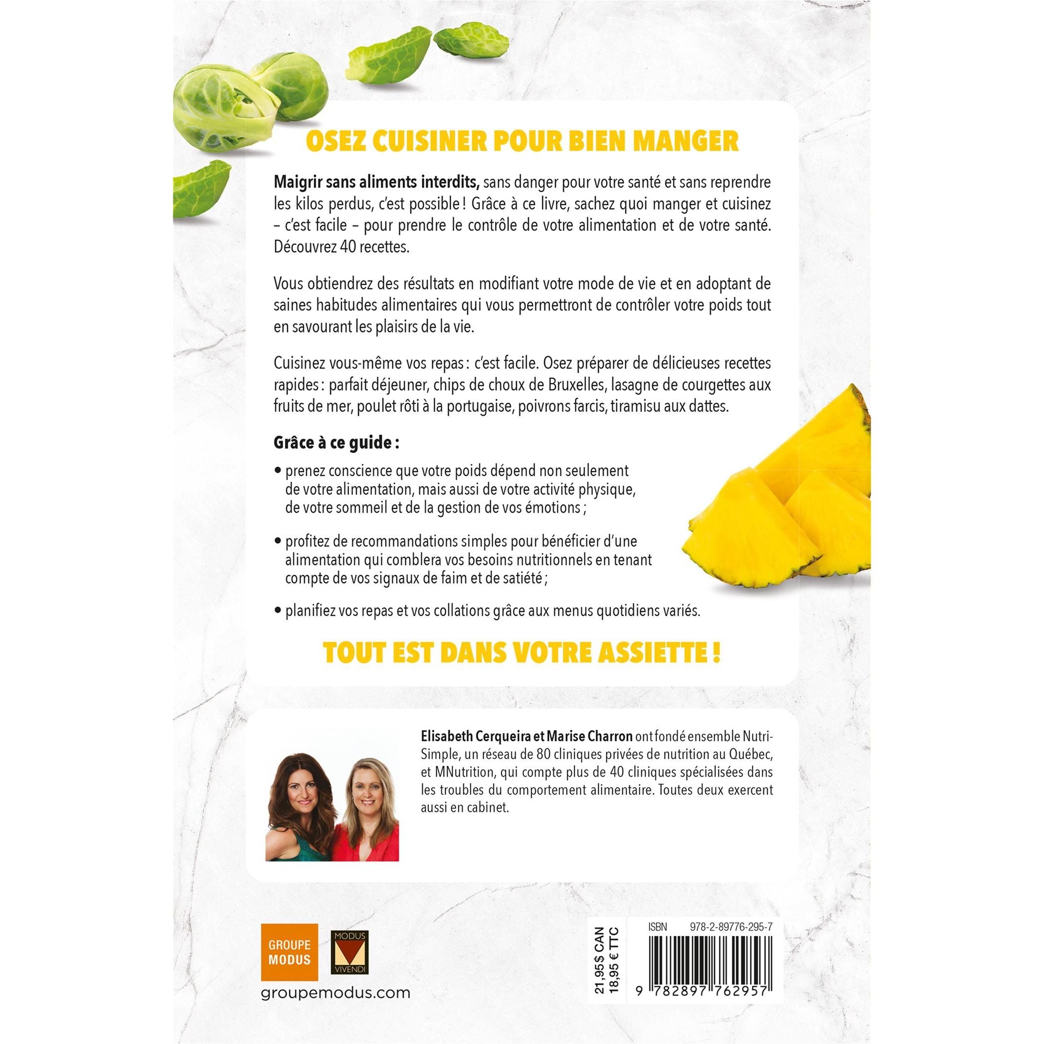 Oser cuisiner - Maigrir - Modus Vivendi Ed. - Livre de cuisine - - La Guilde Culinaire