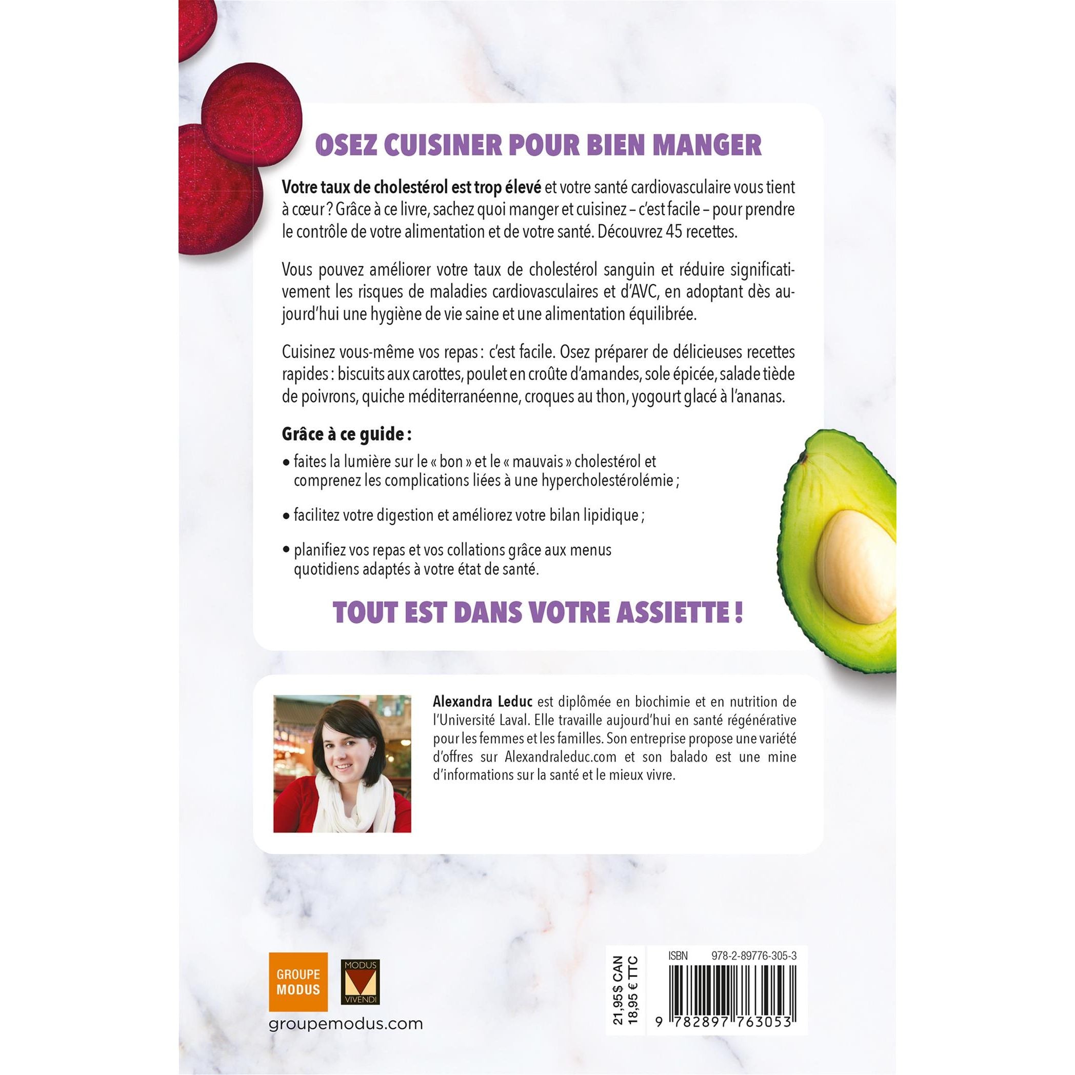 Oser cuisiner - Cholestérol - Modus Vivendi Ed. - Livre de cuisine - - La Guilde Culinaire